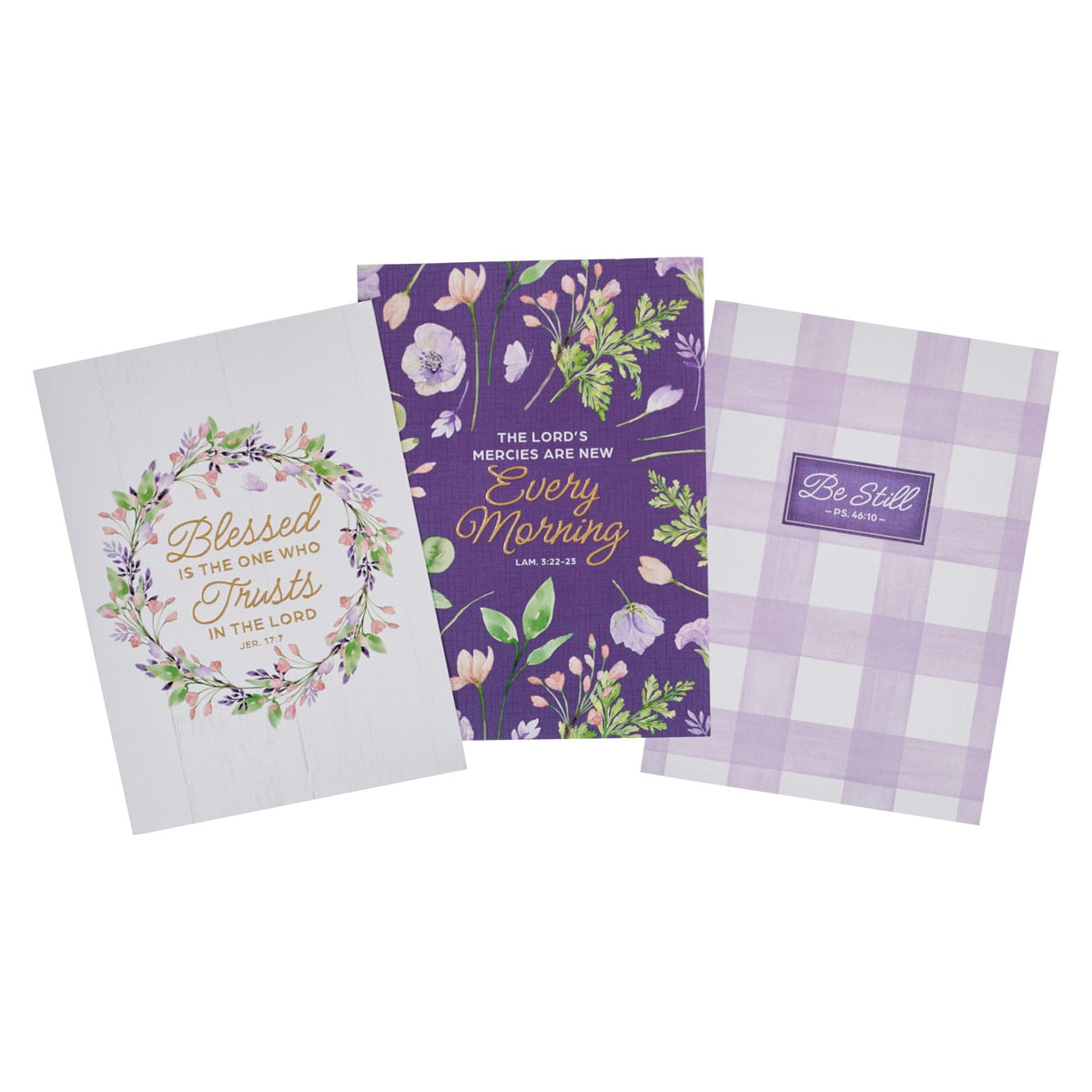 Notebook Set 3 Pc Lord's Mercies Lam. 3:22-23