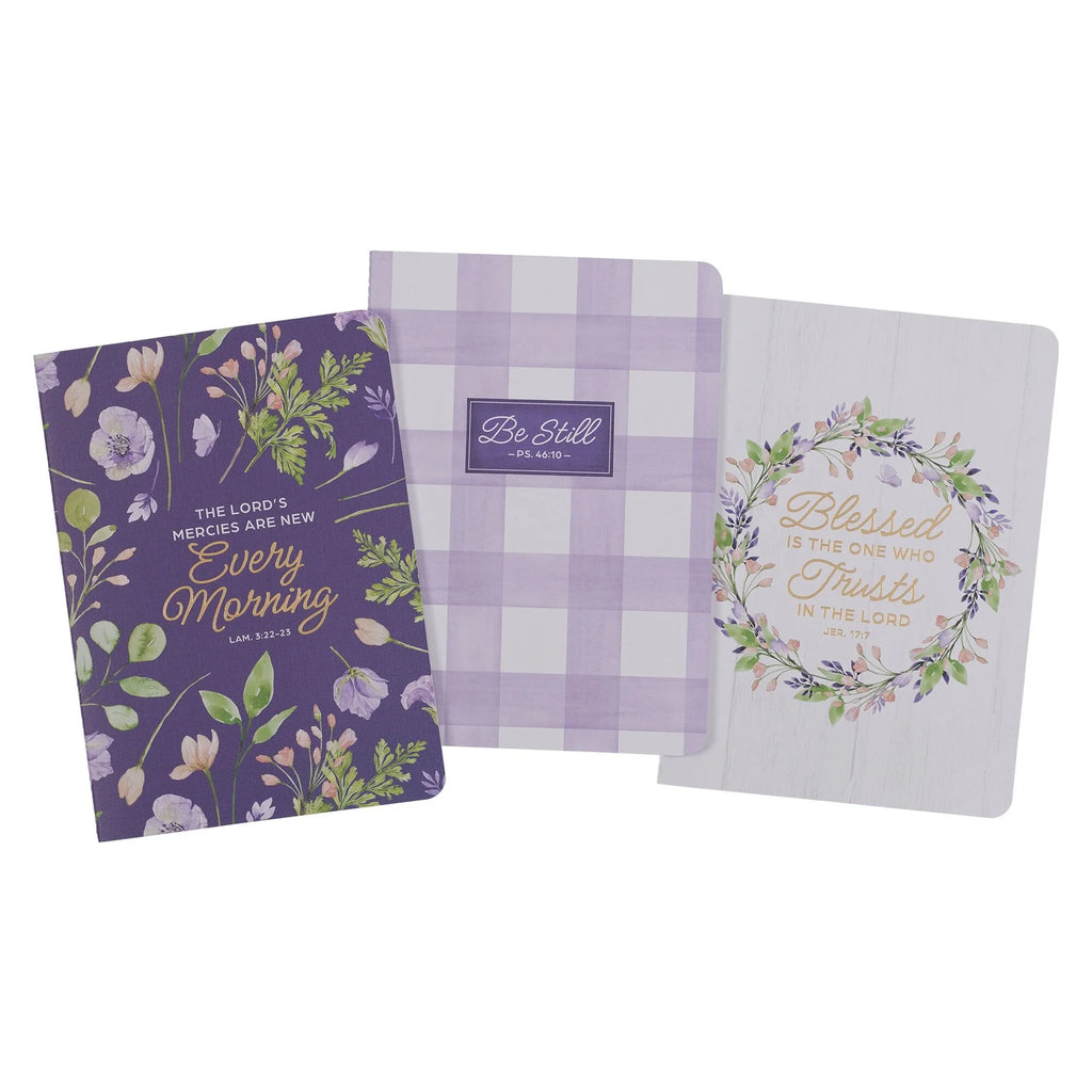 Notebook Set 3 Pc Lord's Mercies Lam. 3:22-23